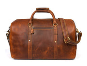 The Voyager Vintage Leather Duffle Bag - Cabrini - Elegance Perfected