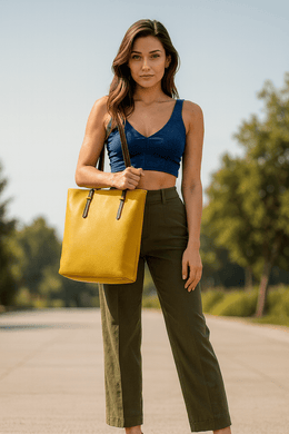 Top Grain Leather Handbag for Women – Classic & Handcrafted - Cabrini - Elegance Perfected