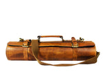 Top Grain Leather Knife Roll – 10 Slot Chef Tool Wrap - Cabrini - Elegance Perfected
