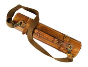 Top Grain Leather Knife Roll – 10 Slot Chef Tool Wrap - Cabrini - Elegance Perfected