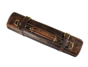 Top Grain Leather Knife Roll – 8 Slot Travel Case - Cabrini - Elegance Perfected