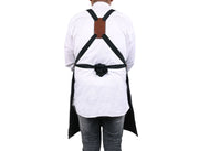 Turin Waxed Canvas Apron – Porpoise Grey - Cabrini - Elegance Perfected