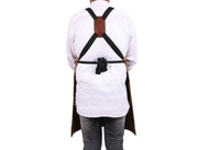 Turin Waxed Canvas Apron – Tawny Brown - Cabrini - Elegance Perfected