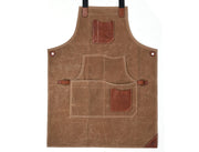Turin Waxed Canvas Apron – Tawny Brown - Cabrini - Elegance Perfected