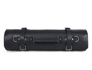 Tuscania Chef Knife Roll & Carry Bag – Raven Black (Top Grain Leather) - Cabrini - Elegance Perfected