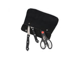 Tuscania Chef Knife Roll & Carry Bag – Raven Black (Top Grain Leather) - Cabrini - Elegance Perfected