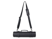 Tuscania Chef Knife Roll & Carry Bag – Raven Black (Top Grain Leather) - Cabrini - Elegance Perfected