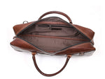Tuscania Leather Knife Roll & Bag Combo - Penny Brown - Cabrini - Elegance Perfected