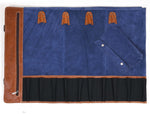 Tuscania Leather Knife Roll & Bag Combo - Tawny Brown - Cabrini - Elegance Perfected