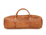 Tuscania Leather Knife Roll & Bag Combo - Tawny Brown - Cabrini - Elegance Perfected