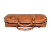 Tuscania Leather Knife Roll & Bag Combo - Tawny Brown - Cabrini - Elegance Perfected