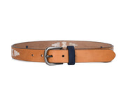 Twist Buckle Leather Belt – Timeless Handcrafted Design - Cabrini - Elegance Perfected