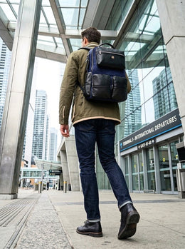 Voyager Utility Full Grain Leather Backpack - Cabrini - Elegance Perfected